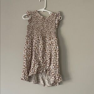 Floral Ruffle Sleeve Dress